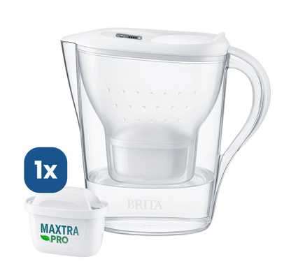 Brita vattenfilterkanna 3.5L vit med 3 Maxtra Pro vattenfilter.